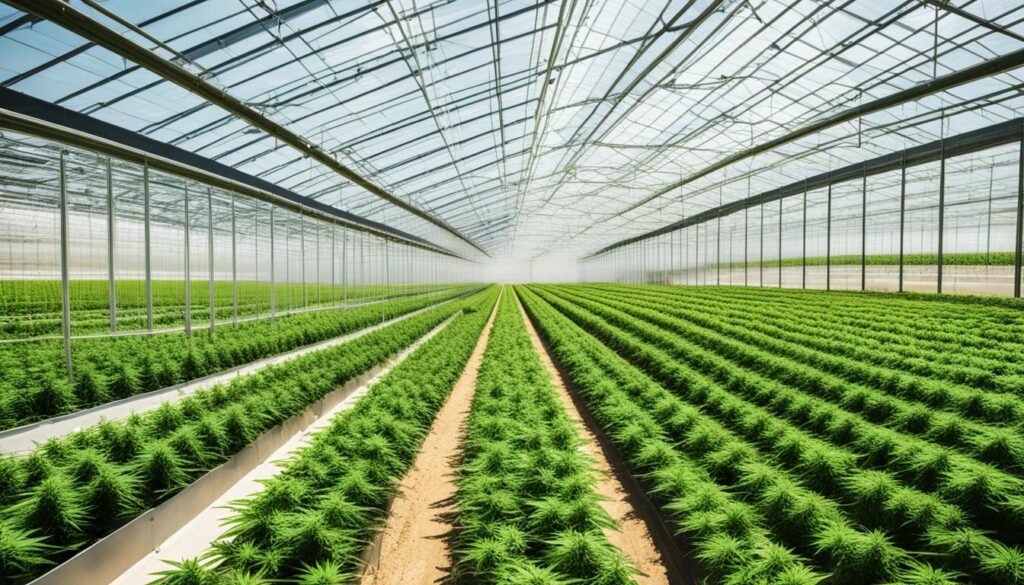 Almeria cannabis greenhouses