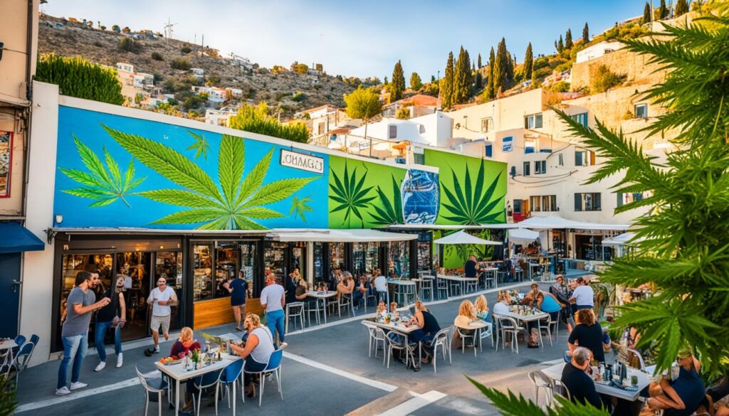 Cannabis scene Agia Paraskevi