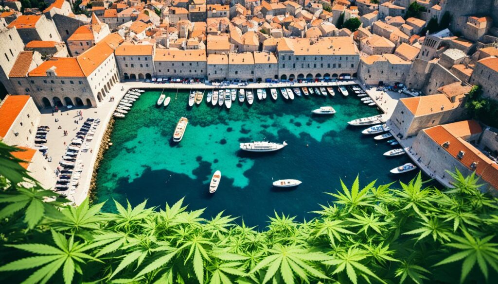 Dubrovnik as cannabis tourist destination