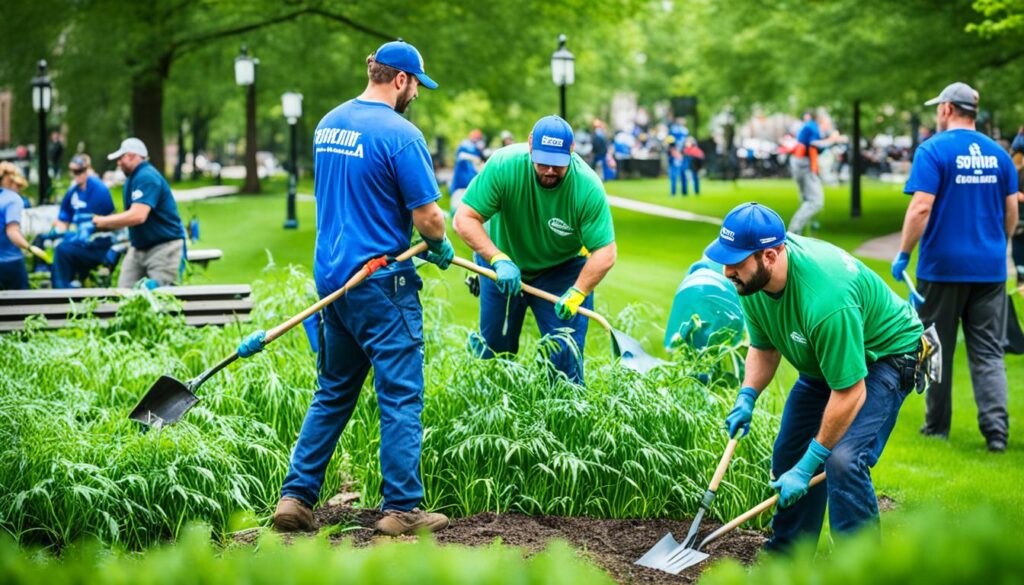 Weed management in urban green spaces