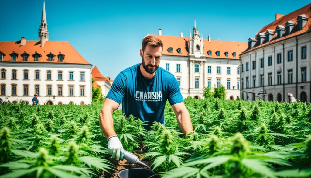 cannabis growing Osijek