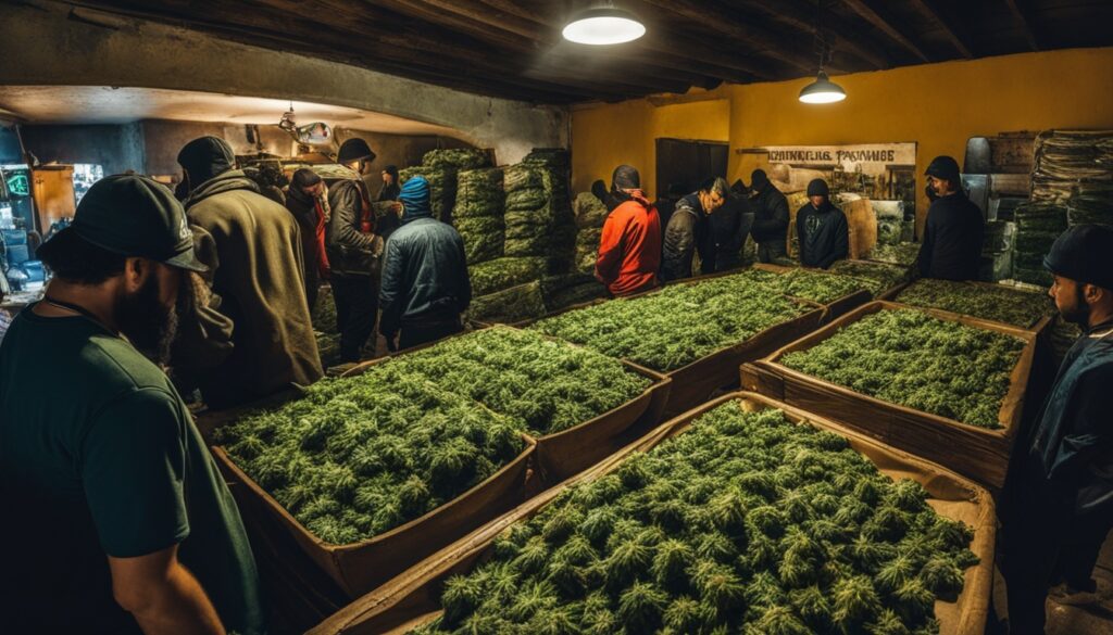 underground cannabis market Niksic